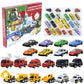 🚗Kids Advent Calendar for Boys: Alloy Construction Engineering Vehicle Toy Sets