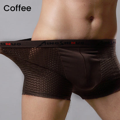 🎁[Best Gift for Him] Men's Breathable Mesh Boxer Briefs