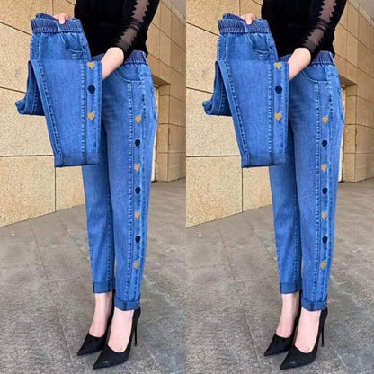 Hot sale🔥 Stretch Elastic High-Waisted Jeans
