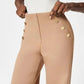 🥰HOT SALE 60% OFF🥰Tummy Control Button Wide Leg Pants