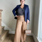 🥰HOT SALE 60% OFF🥰Tummy Control Button Wide Leg Pants