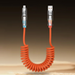 Compact 4-in-1 Retractable Car Charging Cable