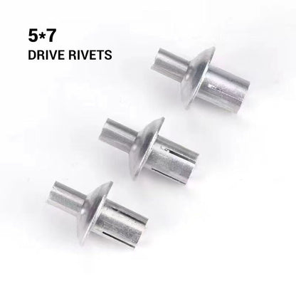 50 PCS Drive Rivets & Countersunk Rivets