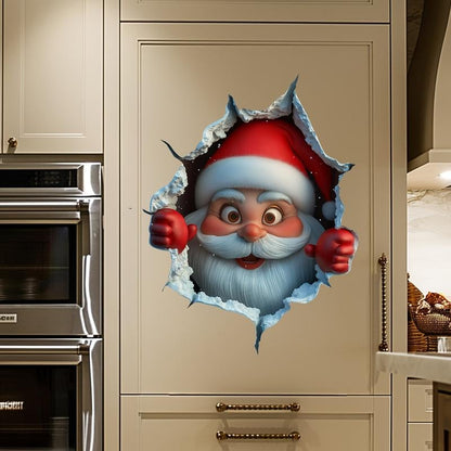 🎄Kerstuitverkoop 50% korting🎅Creatieve kerststickers voor aan de muur