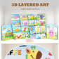 Educational DIY Craft 3D Stickers