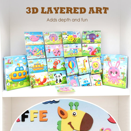 Educational DIY Craft 3D Stickers