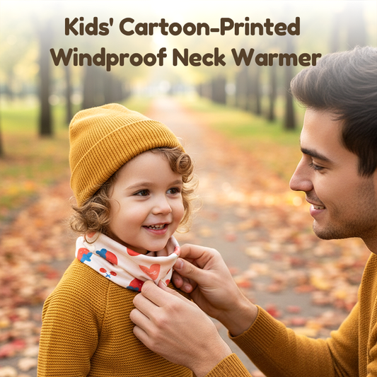 Kids' Cartoon-Printed Windproof Neck Warmer🔥Buy 1 Get 1 Free🔥