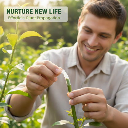 📢📢 50% OFF! 🌱✨ 50 pcs Silicone Grafting Sleeves for Fruit Trees – High Success Rate, Biodegradable & No Tools Needed!