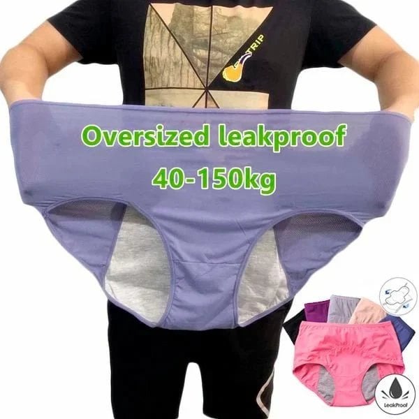 6 Pcs Everdries Leakproof Underwear, Leakproof High Waisted Panties For  Women