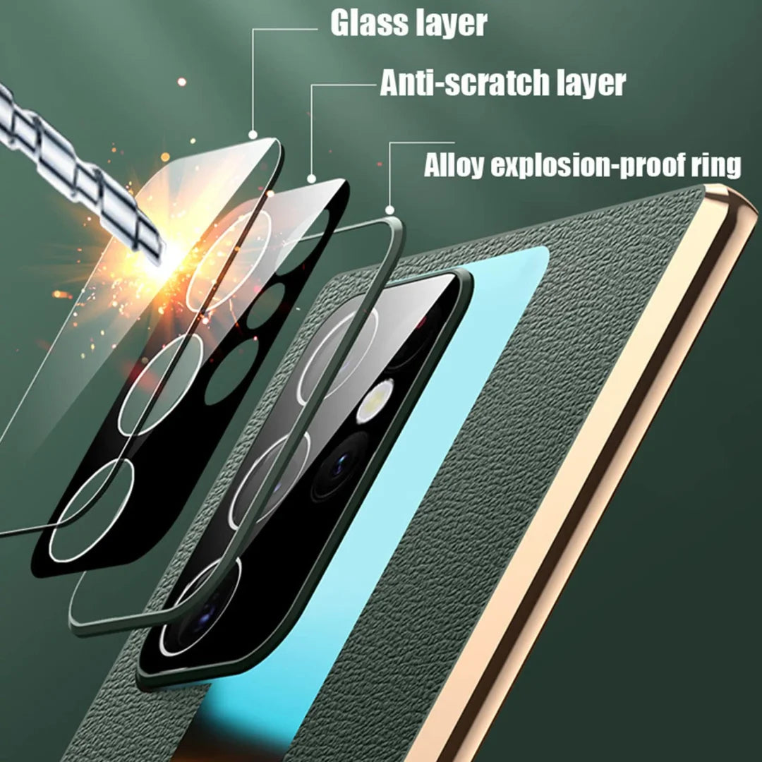 Samsung S22 Series Glass Goggles Magnetic All inclusive Fall Proof Mobile Phone Case-7