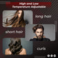 Portable Hair Curling Comb & Straightener