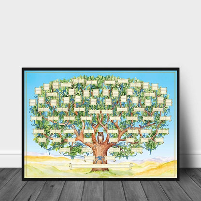 🔥Hot Sale 49% Off-Family Tree Chart Diy Gift