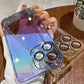 Light-colored Clear Lens Protection Case Cover For iPhone-5