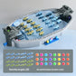 Battleship Fighters Shooting Board Game