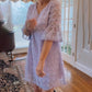 Midi Sleeve Jacquard Midi Dress