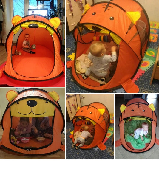 Cute Cartoon Toy Children’s Tent For Kids Indoor Play House & Outdoor Camping
